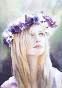 Portrait of girl 20x29cm