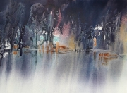 131-2017 Nocne szepty światła 2-akwarela 96x77